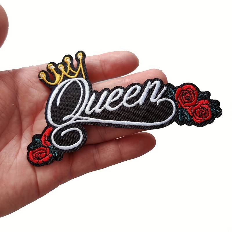 Queen Patches For Backpacks Embroidered Fabric Patch For - Temu
